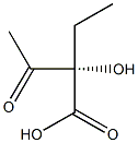 (S)-2-Acetyl-2-hydroxybutanoic acid Struktur