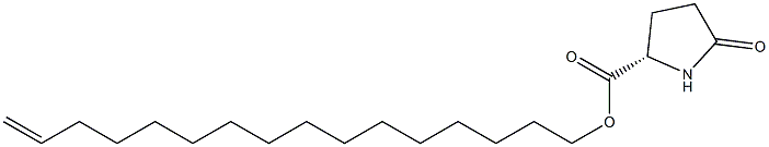 (S)-5-Oxopyrrolidine-2-carboxylic acid 15-hexadecenyl ester Struktur