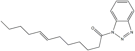 1-(7-Dodecenoyl)-1H-benzotriazole Struktur