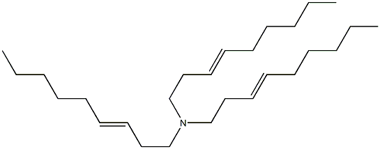 Tri(3-nonenyl)amine Struktur