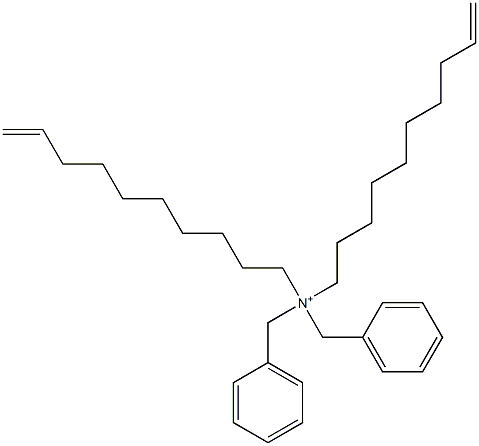 Di(9-decenyl)dibenzylaminium Struktur