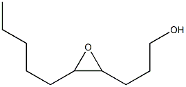 2-(3-Hydroxypropyl)-3-pentyloxirane Struktur