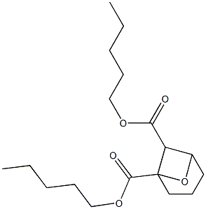 7-Oxabicyclo[3.1.1]heptane-1,6-dicarboxylic acid dipentyl ester Struktur