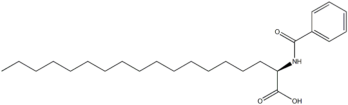 [R,(-)]-2-Benzoylaminostearic acid Struktur