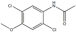 2'-Chloro-4'-methoxy-5'-chloroacetanilide Struktur