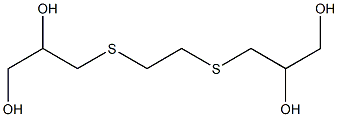 3,3'-Ethylenebisthiobis(1,2-propanediol) Struktur