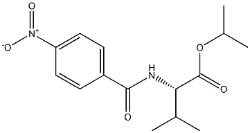 N-(4-Nitrobenzoyl)valine isopropyl ester Struktur