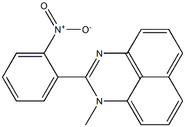 1-Methyl-2-(2-nitrophenyl)-1H-perimidine Struktur