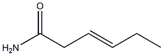 (E)-3-Hexenamide Struktur