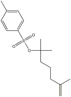 2,6-Dimethyl-6-hepten-2-ol tosylate Struktur