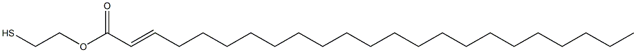 2-Tricosenoic acid 2-mercaptoethyl ester Struktur