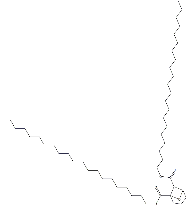 7-Oxabicyclo[3.1.1]heptane-1,6-dicarboxylic acid dihenicosyl ester Struktur