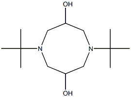 1,5-Di-tert-butyloctahydro-1,5-diazocine-3,7-diol Struktur