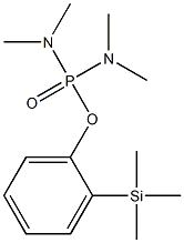 Di(dimethylamino)phosphinic acid [2-(trimethylsilyl)phenyl] ester Struktur