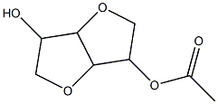 Hexahydrofuro[3,2-b]furan-3,6-diol 6-acetate Struktur