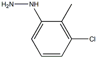 1-(3-Chloro-2-methylphenyl)hydrazine Struktur