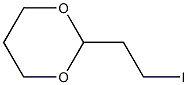 2-(2-Iodoethyl)-1,3-dioxane Struktur