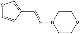 3-[(Morpholin-4-yl)iminomethyl]thiophene Struktur