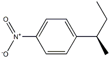 (-)-1-[(R)-sec-Butyl]-4-nitrobenzene Struktur