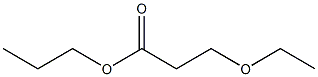 3-Ethoxypropanoic acid propyl ester Struktur