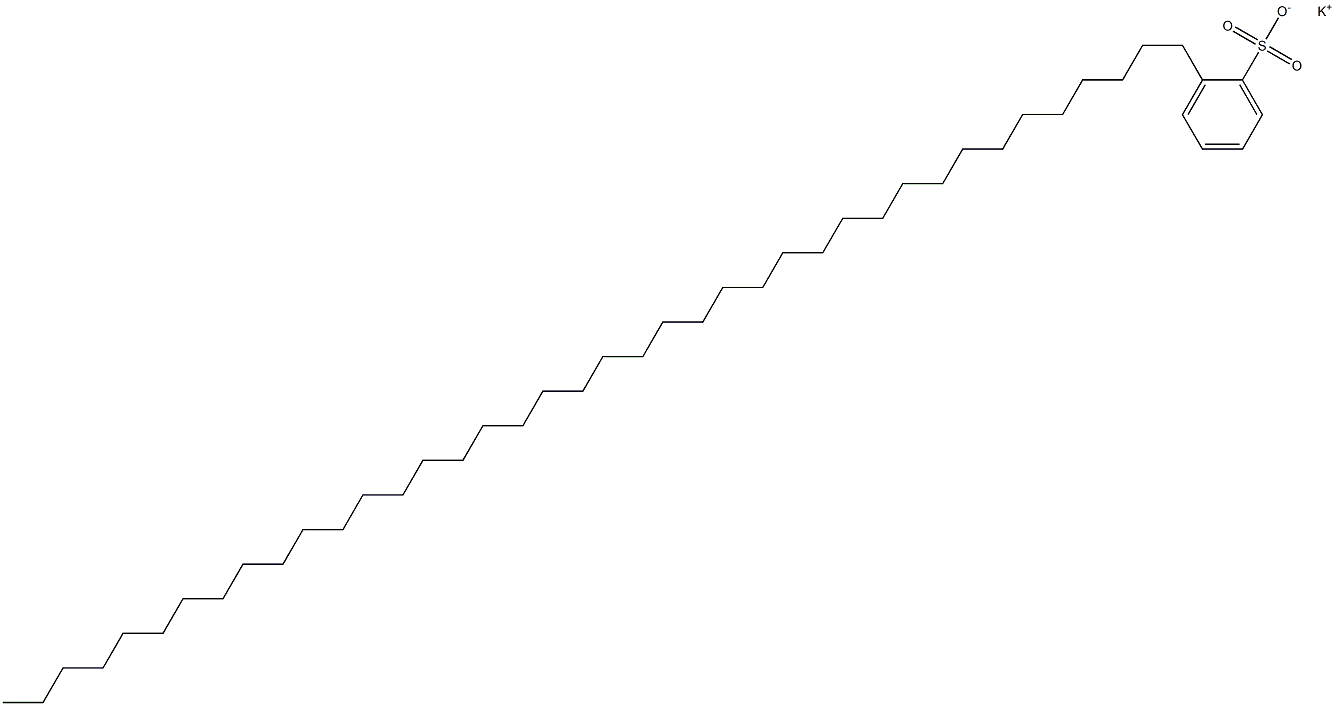 2-(Tetracontan-1-yl)benzenesulfonic acid potassium salt Struktur