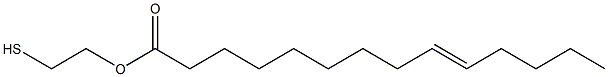 9-Tetradecenoic acid 2-mercaptoethyl ester Struktur