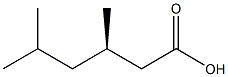 [R,(+)]-3,5-Dimethylhexanoic acid Struktur