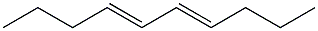 (4E,6E)-4,6-Decadiene Struktur