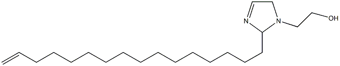 2-(15-Hexadecenyl)-3-imidazoline-1-ethanol Struktur