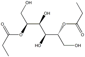 D-Glucitol 2,5-dipropionate Struktur