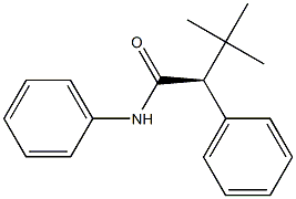 [S,(+)]-3,3-Dimethyl-N,2-diphenylbutyramide Struktur