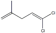 1,1-Dichloro-4-methyl-1,4-pentadiene Struktur