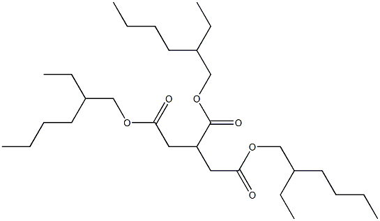 Tricarballylic acid tris(2-ethylhexyl) ester Struktur