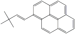 1-(3,3-Dimethyl-1-butenyl)pyrene Struktur