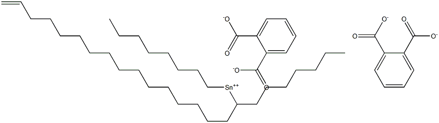 Bis[phthalic acid 1-(15-hexadecenyl)]dioctyltin(IV) salt Struktur