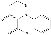 (+)-N-Ethylthio(thiocarbonyl)-L-phenylglycine Struktur