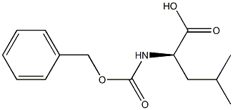 (R)-2-(Benzyloxycarbonylamino)-4-methylvaleric acid Struktur