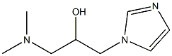 1-(3-Dimethylamino-2-hydroxypropyl)-1H-imidazole Struktur