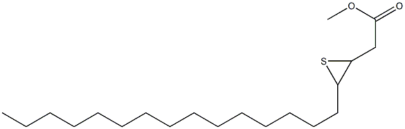 3,4-Epithiononadecanoic acid methyl ester Struktur