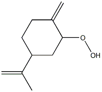 p-Mentha-1(7),8-dien-2-yl hydroperoxide Struktur