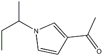 1-(1-Methylpropyl)-3-acetyl-1H-pyrrole Struktur