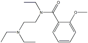 N-Ethyl-N-[2-(diethylamino)ethyl]-2-methoxybenzamide Struktur