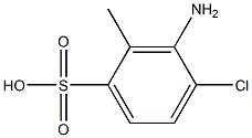 3-Amino-4-chloro-2-methylbenzenesulfonic acid Struktur