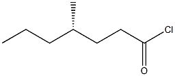 [S,(+)]-4-Methylheptanoyl chloride Struktur