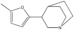 3-(5-Methyl-2-furanyl)quinuclidine Struktur