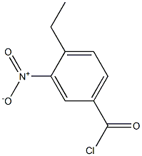 4-Ethyl-3-nitrobenzoyl chloride Struktur