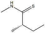 [S,(+)]-N,2-Dimethylthiobutyramide Struktur