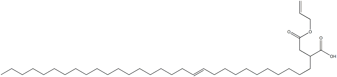 2-(11-Triacontenyl)succinic acid 1-hydrogen 4-allyl ester Struktur