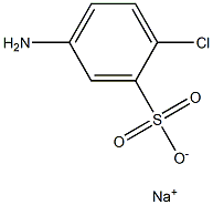 5-Amino-2-chlorobenzenesulfonic acid sodium salt Struktur