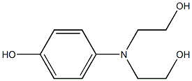 4-[Bis(2-hydroxyethyl)amino]phenol Struktur